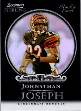 2006 Bowman Sterling #33 Johnathan Joseph Black Refractors #/25