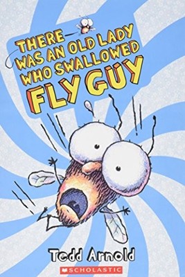 There Was an Old Lady Who Swallowed Fly Guy - Paperback By Tedd Arnold - GOOD
