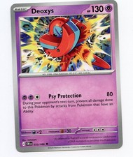 Deoxys 033/086 Regular Chaos Rising Pokemon English Basic
