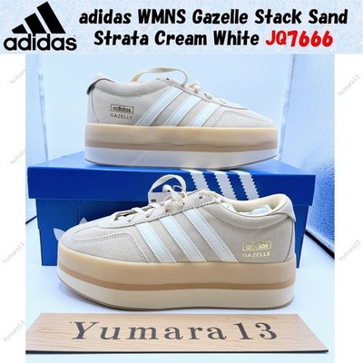 Adidas WMNS Gazelle Stack Sand Strata Cremeweiß JQ7666 Damen Gr.
