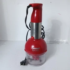 Cuisinart HB-154RSA Smart Stick Chopper Grinder Attachment Handheld Blender Red 
