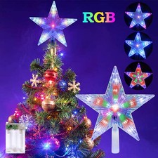 Weihnachtsbaumspitze 32LED 22 x 24 cm Beleuchtet Christbaumspitze Weihnachtsbaum