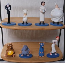 Disney Parks Ratatouille 8 Figures with Ego – Disneyland Resort 2007 -Very Rare