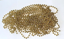 Vintage Gold Beaded Garland 30 Ft. 2.5mm Christmas