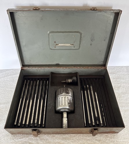 K-Line Master Valve Guide Knurling Tool Kit Holland MI USA Original Metal Case
