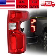 LED Tail Light Assembly Compatible with 2019-2023 Chevy Silverado 1500 Right Pas