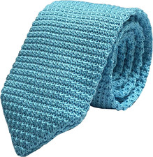 Men's Skinny Knit Tie 2.4 Vintage Mixed Pattern Casual Necktie Various Colors