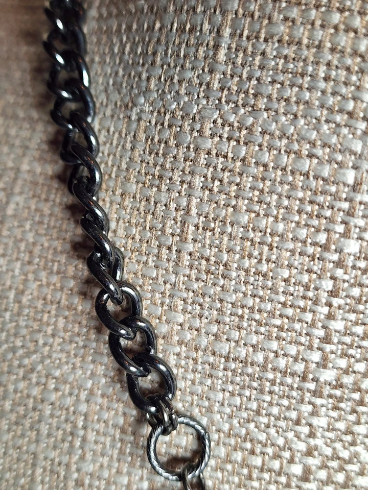 Collar Sabika Hecho a Mano Tie-dye Flor Cristal 22" Ajustable Foto 4 de 4