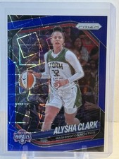 ALYSHA CLARK 2025 Panini WNBA Prizm BLUE VELOCITY #129 Washington Mystics