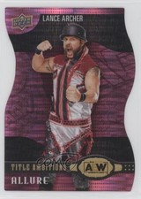 2022 Upper Deck Allure AEW Title Ambitions Pink 42/100 Lance Hoyt Archer 11q6