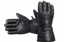 Lambskin Leather Motorcycle Gloves for Men - XL