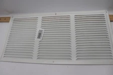 Master Flow 16 in. x 8 in. White Aluminum Under Eave Soffit Vent