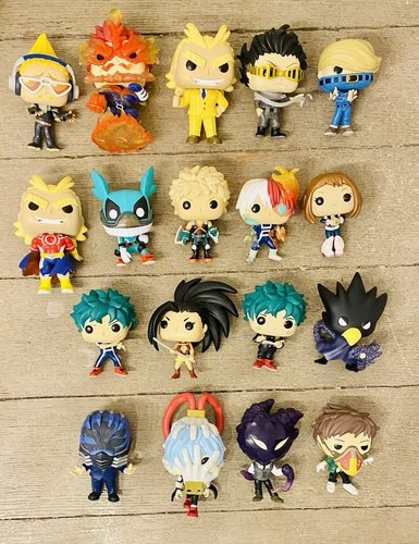 Funko Pop! Vinyl Lot Of 18 MY HERO ACADEMIA-LOOSE FIGURES