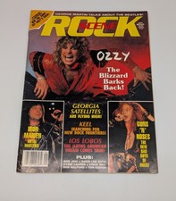 Rock Scene Magazine Sept '87 Ozzy Osbourne Cover w/ Guns n' Roses & Iron Maiden