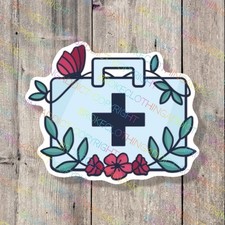 Nurse Healthcare Medical EMT Paramedic Vinyl Laptop Water Bottle Sticker Decal