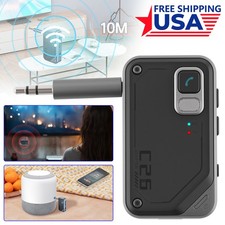 Bluetooth 5.3 Audio Transmitter Receiver Hi-Fi 10M Plug Play AUX Type-C Home/TV