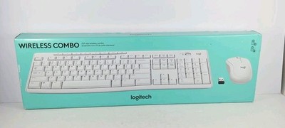 Logitech Wireless Combo Keyboard Off White Brand New Sealed 