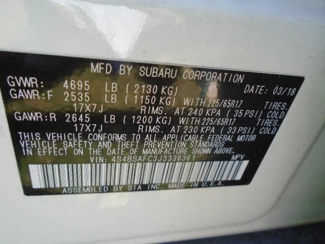 (LOCAL PICKUP ONLY) Windshield Glass Heated With Pre-crash System Fits 17-19 LEG Foto 2 de 4