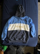 Tommy Jeans NYC Men  s Hoodie Size Small Navy, Blue, And White