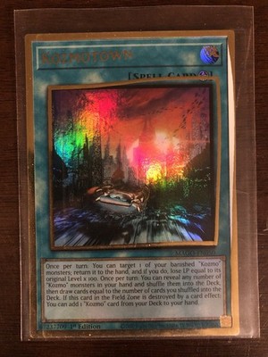 Yugioh Maximum Gold Misprint Foil Error Kozmotown 
