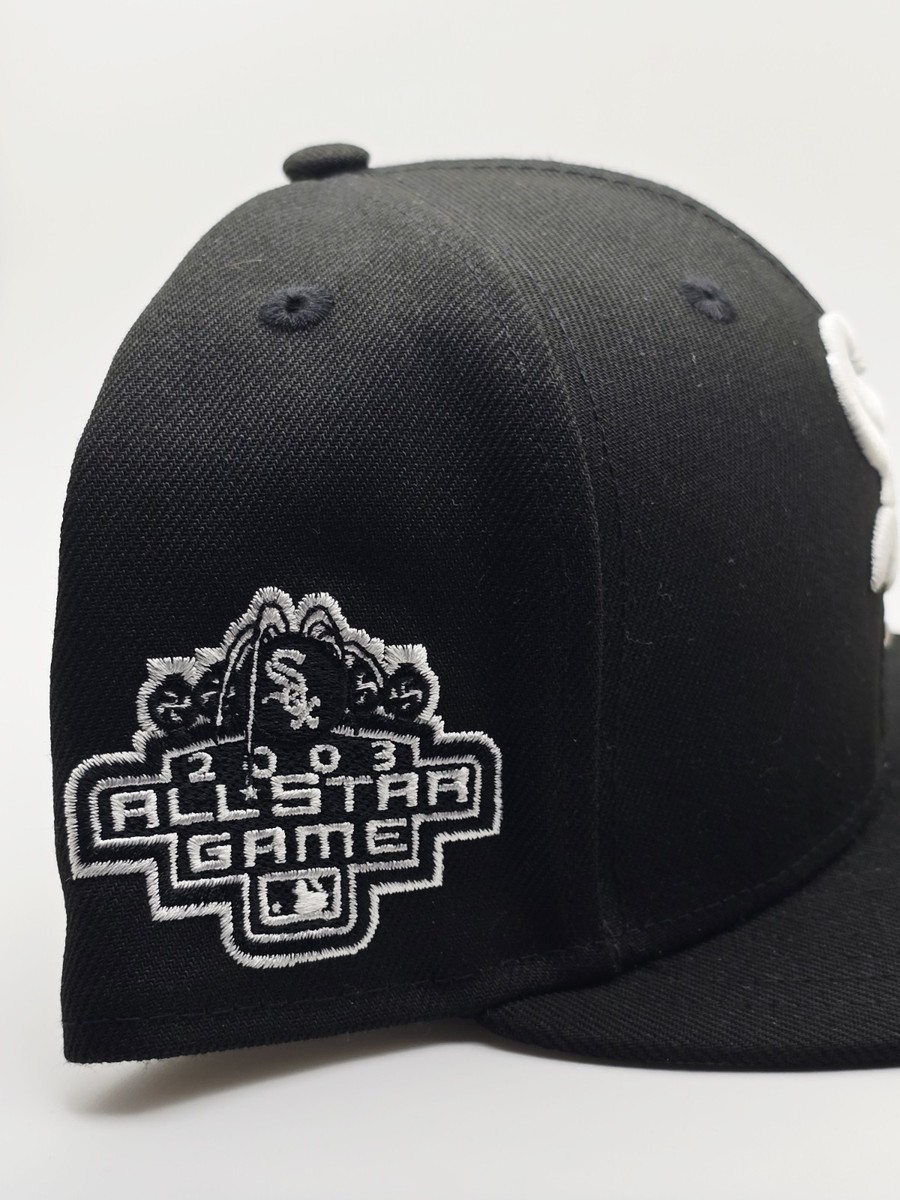 New Era Chicago White Sox Black 59FIFTY Fitted Hat Cap Sz 7 | eBay