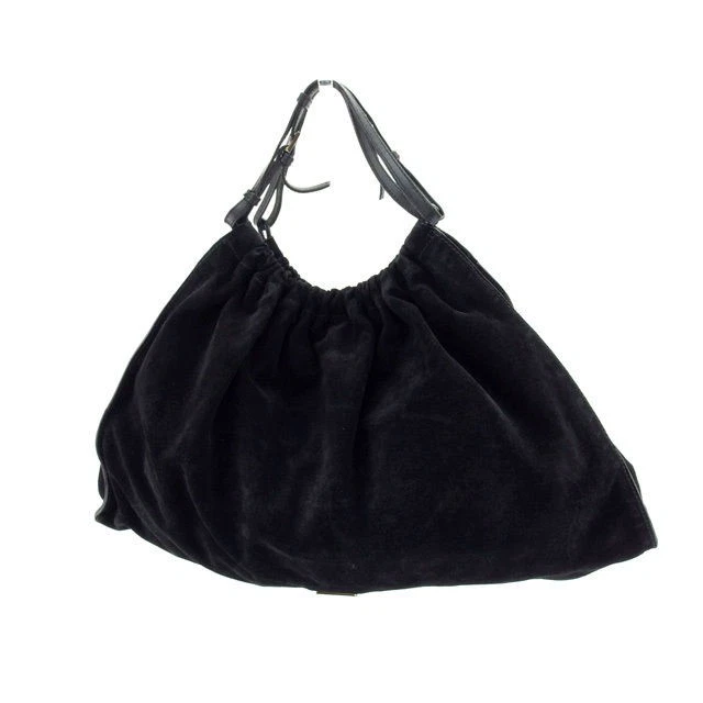 Sac fourre tout Gucci noir argent rassemblé mode portable occasion