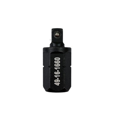 FJZLQYFFS 49-16-1660 1/4 In INSIDER Box Ratchet Anvil Adapter Black