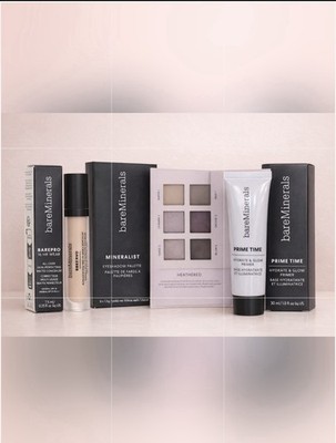  bareMinerals Bundle | NIB 3-Piece Set  Eyeshadow Palette, Primer & Concealer 