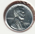 1943 WWII Lincoln Wheat Steel Penny Collectible US Collection Very Good War Coin