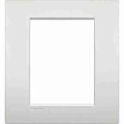 BTicino LNC4826PR Placca Air 3+3 Moduli Bianco Perla - Prezzo Offerta