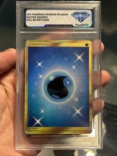 Pokemon TCG Water Energy 124/111 Crimson Invasion 2017 Secret Holo 2017 DSG 10 on eBay