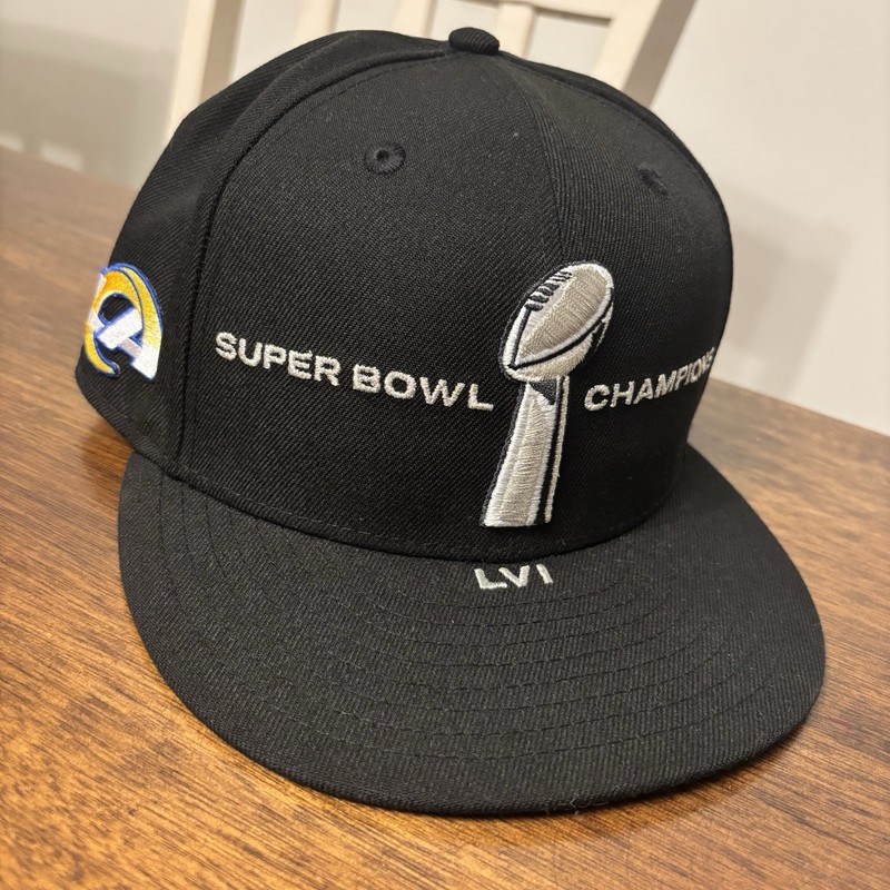 New Era 9FIFTY Los Angeles Rams Super Bowl LVI Champions Snapback Hat NWOT