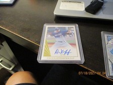 adam kloffenstein rookie auto 2018 ultimate draft numbered/25 gold