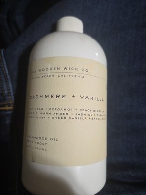New Makesy Cashmere + Vanilla Natural Fragrance oil- 16OZ -Retail $89.95