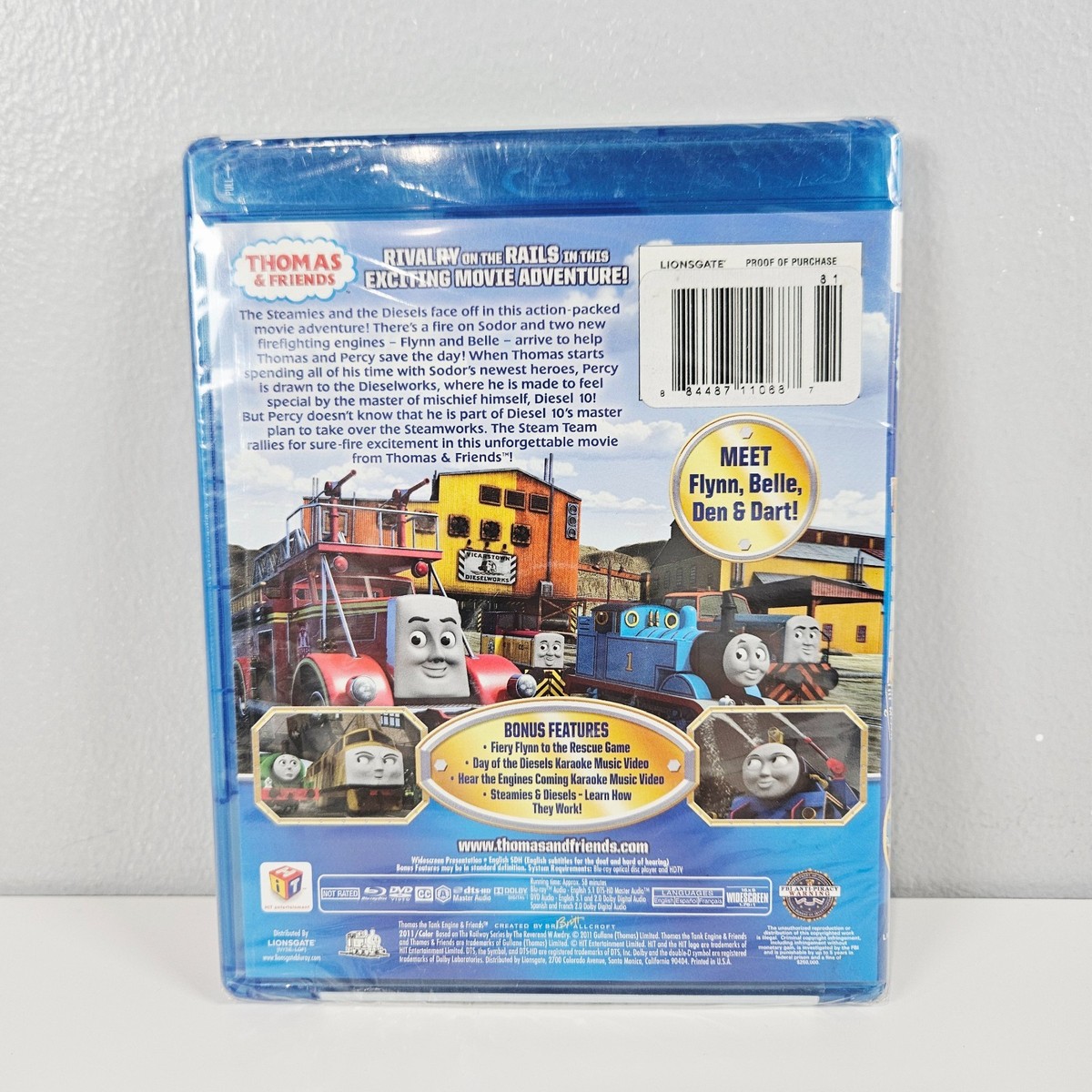 Thomas Friends: Day of the Diesels (Blu-ray/DVD, 2011, 2-Disc Set