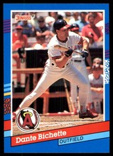 Dante Bichette 1991 Donruss #303 Angels MLB READ FREE SHIPPING AutographDen