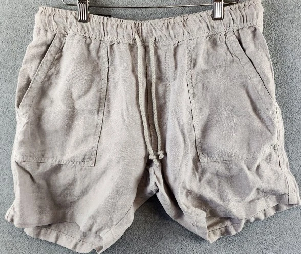 The Men's Store at Bloomingdale's Solid Linen 7" Shorts Men's 34 Sand