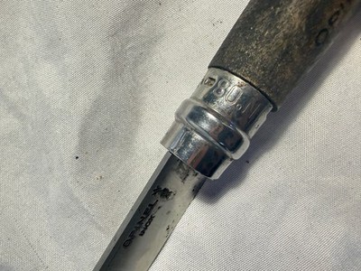 Opinel INOX No. 8 Folding Knife Hardwood Handle Made in France