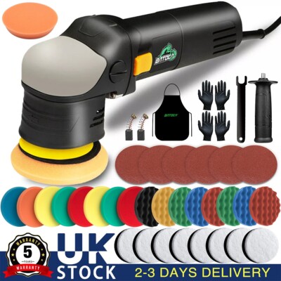 3" Mini Car Polisher Buffer Sander Kit Dual Action Electric Polishing ...