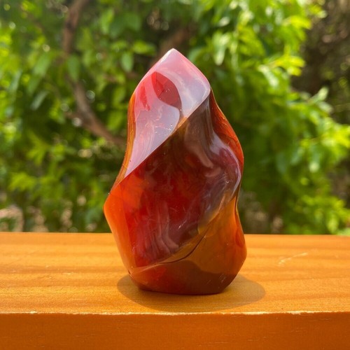 Natural Carnelian Stone Flame Carnelian Crystal Mineral Specimen Home Decoration - Picture 3 of 6