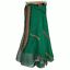thumbnail 1 - Sari Wrap Skirt Long Reversible 37&#034;L 48&#034;W Green Red Two sides