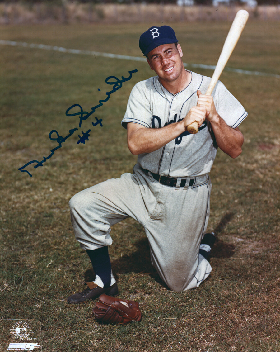 Duke Snider Autographed Signed Los Angeles Dodgers WOW Photo #4 Inscription Brooklyn PSA/DNA 