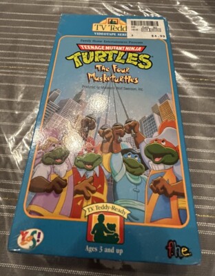 TMNT Turtles Four Musketurtles Teddy TV F.H.E. FACTORY SEALED
