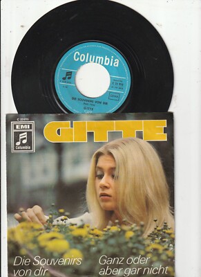 Gitte, Die Souvenirs von dir, Ganz oder aber gar nicht, C 23915 Single, 7'' 1968