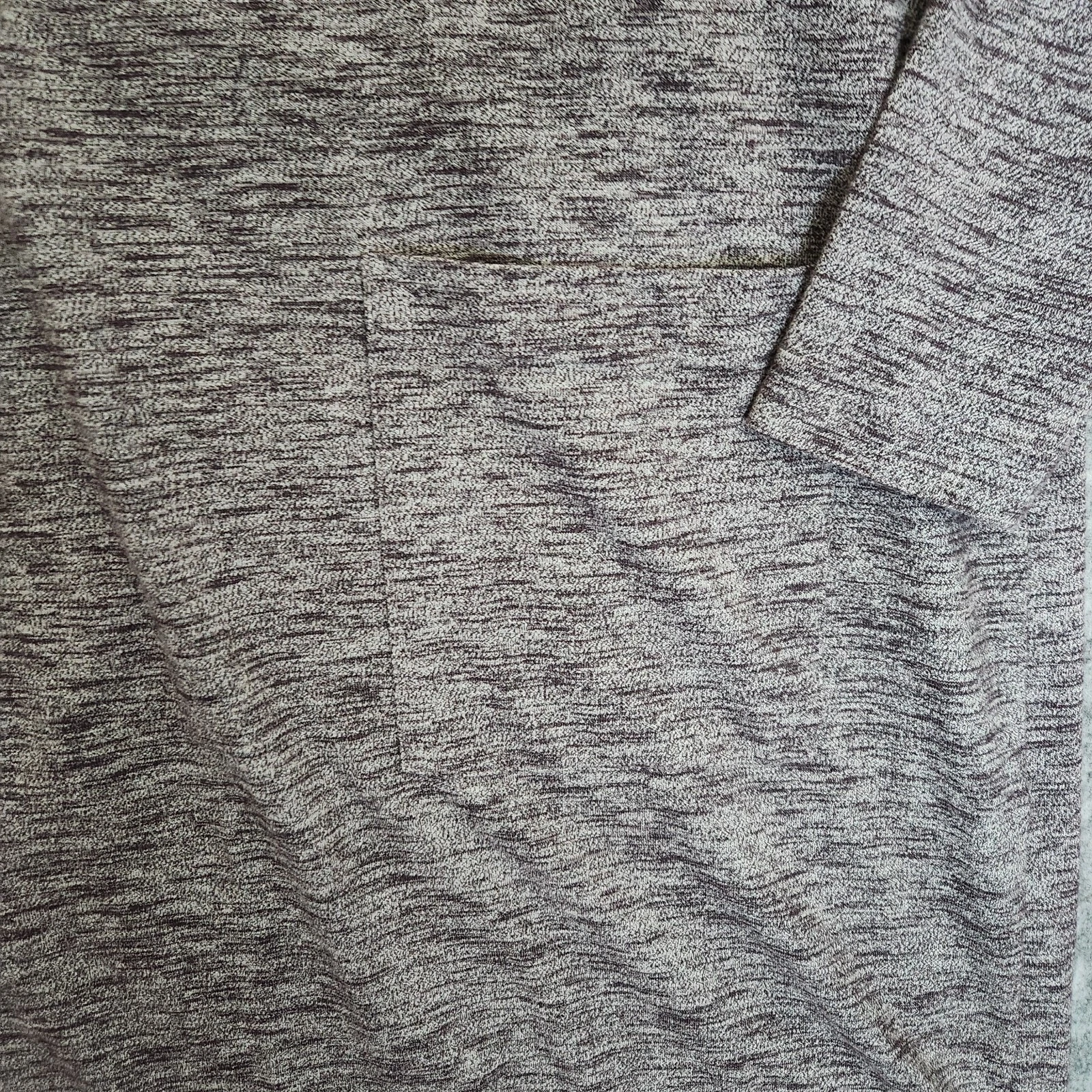 VETEMENTS Tunica donna pura J Jill L Petite collo cappuccio viola grigio cotone manica lunga