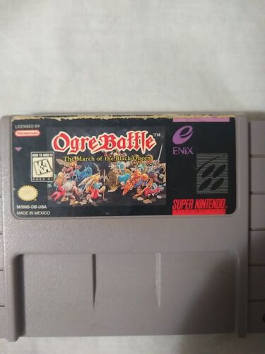 Ogre Battle: The March of the Black Queen (Super Nintendo SNES) - Clean, Tested - Picture 3 of 14