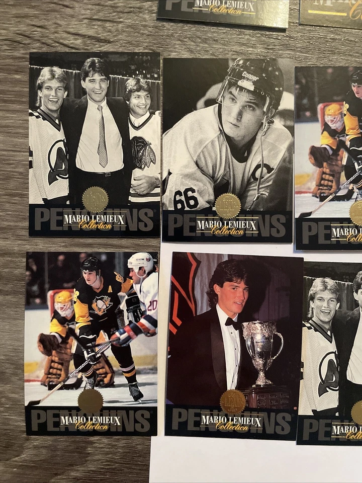 1993-94 LEAF MARIO LEMIEUX COLLECTION COMPLETE 15 Cards - Image 3 of 4