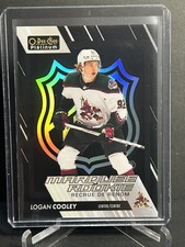 Logan Cooley 2023-24 OPC Platunim Marquee Rookie Black NHL Shield #202 SSP💥✔️