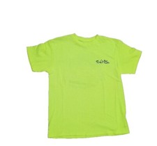 Salt Life TShirt Youth Large Yellow Neon Live Salty Fish Graphic