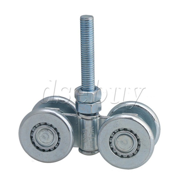 Steel Trolley Hanger Rigid Door Hardware Bearings Roller Barn